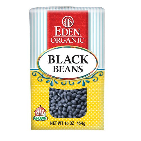 Eden Organic Black Beans, 16-Ounce Boxes (Pack of 6)