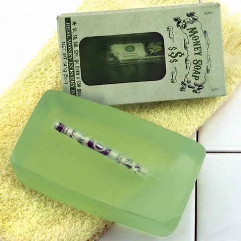 Set of 2 Money Soap Cash In Every Bar Scented Practical Joke Gag Present