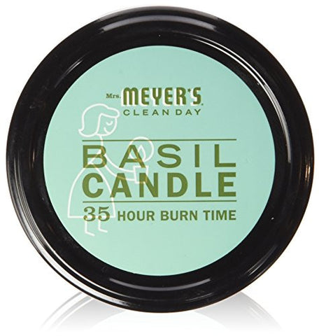 Mrs. Meyer's Clean Day Soy Candle, Basil, Basil, 7.2 Ounce
