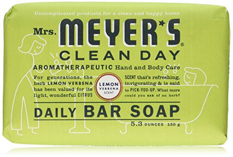 Mrs. Meyer's Daily bar soap, Lemon Verbena, 5.3 oz