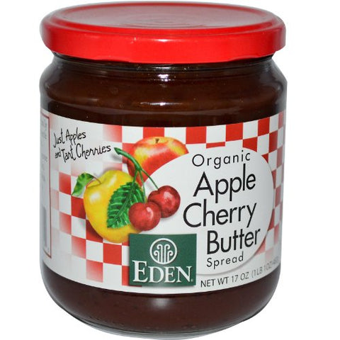 Eden Foods Organic Apple Cherry Butter Spread - 17 oz