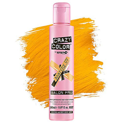 Crazy Color Hair Dye - Vegan and Cruelty-Free Semi Permanent Hair Color, 5.07 fl oz. (JADE BLUE)