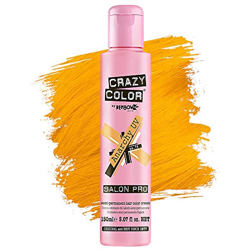 Crazy Color Hair Dye - Vegan and Cruelty-Free Semi Permanent Hair Color, 5.07 fl oz. (BLACK)