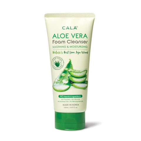 Cala Aloe vera soothing & moisturizing foam cleanser 5.07 fluid ounce, 5.07 Fl Ounce