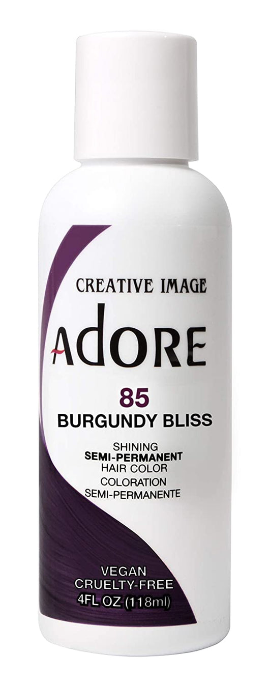 Adore Semi-Permanent Haircolor #085 Burgundy Bliss, 4 Ounce (118ml)