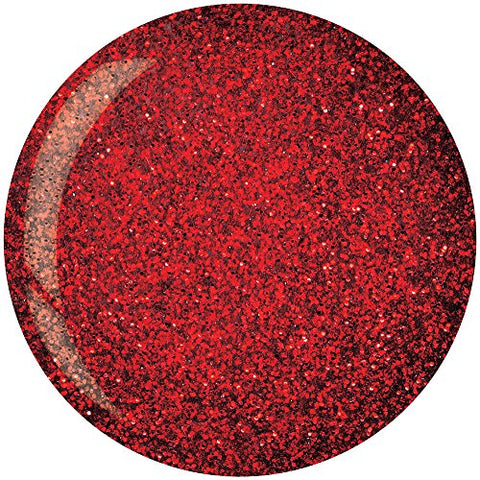 Cuccio Pro Dipping Powder, Rudy Red Glitter, 1.6 Ounce