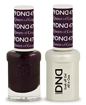 DND Soak Off Gel Polish Dual Matching Color Set 479, Queen of Grape