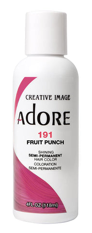 Adore Semi-Permanent Haircolor # 191 Fruit Punch, 4 Ounce (118ml)