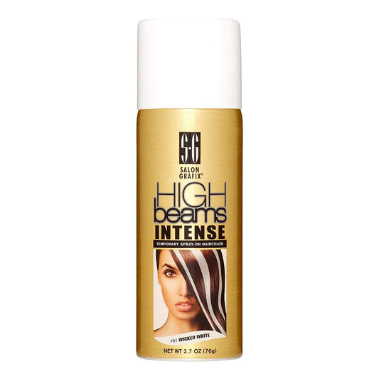 High Beams Intense Temporary Spray-On Hair Color – Wicked White - 2.7 Oz