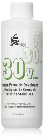 Super Star Stabilized Cream Peroxide Developer 30V, 4 fl. oz