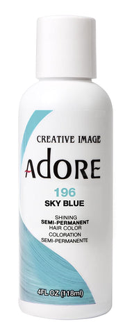 Adore Semi-permanent Haircolor # 196 Sky Blue, 4 Ounce (118ml)