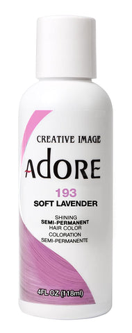 Adore Semi-Permanent Haircolor # 193 Soft Lavender, 4 Ounce (118ml)