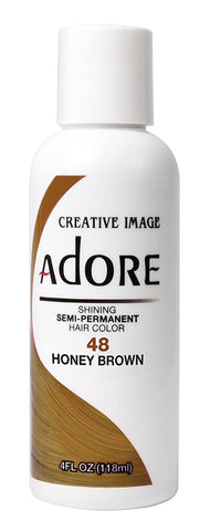 Adore Semi-Permanent Haircolor # 48 Honey Brown, 4 Ounce (118ml)
