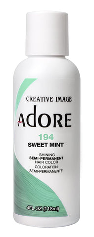 Adore Semi-Permanent Haircolor # 194 Sweet Mint, 4 Ounce (118ml)