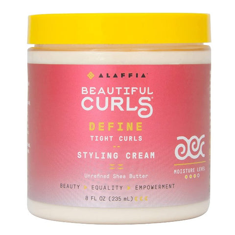 Alaffia Beautiful Curls Styling Cream, Define tight Curls, 8 fl oz