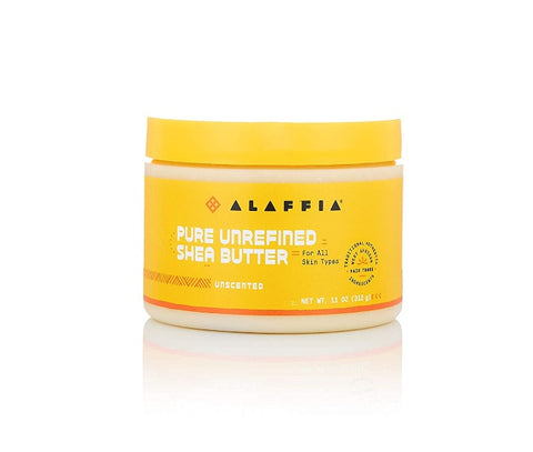 Alaffia Oure Unrefined Shea butter, Unscented, 11 oz