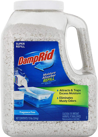 DampRid - Fragrance Free Mega Moisture Absorber Refill Container (7.5 lb.)