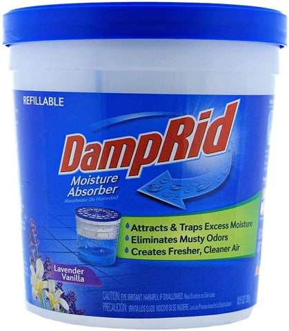 DampRid FG01LV Moisture Absorber, Lavender Vanilla, 10.5-Ounce