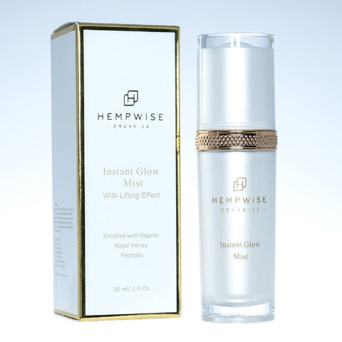 Hempwise Organics Instant Glow Mist for Skin, 30 ml