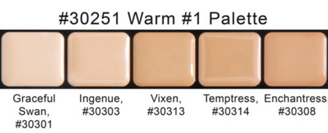 Graftobian HD Glamour Creme Palette, Warm #1