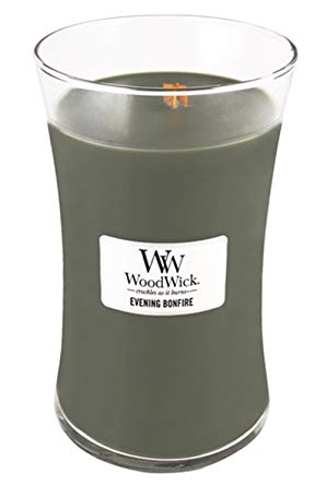 WoodWick Candle, Evening Bonfire, Large