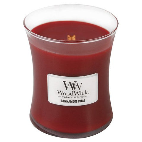 Woodwick Candle, Cinnamon Chai, Medium