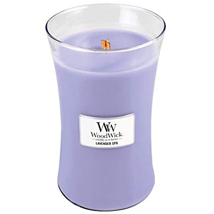 Woodwick Candle, Lavender Spa, Large
