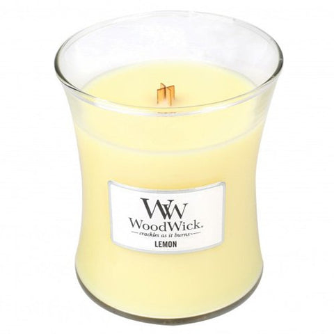 WoodWick Candle, Lemon, Medium